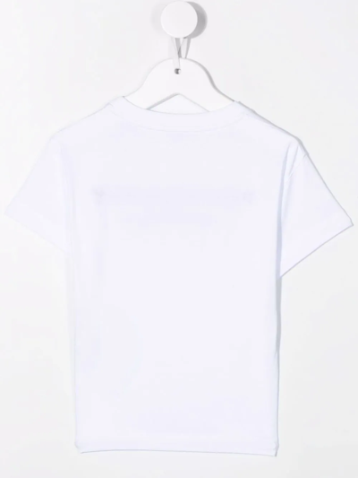 Shop Philosophy Di Lorenzo Serafini Logo-print Cotton T-shirt In White