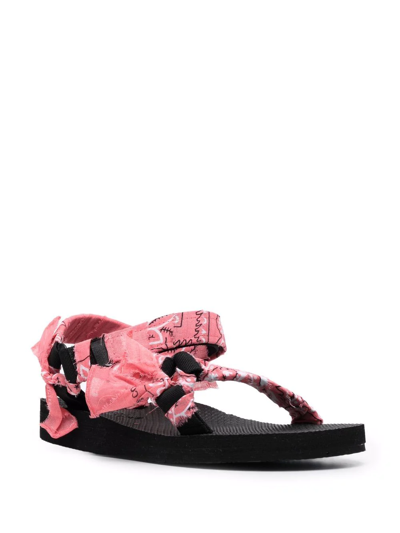 Shop Arizona Love Trekky Bandana Sandals In Pink