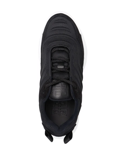 Givenchy Chunky Lace-up Low-top Sneakers In Black