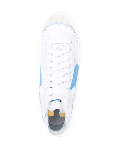 Nike Logo-print High-top Sneakers In White