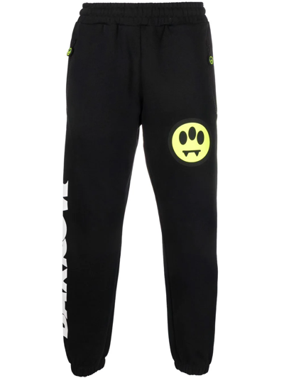 Shop Barrow Logo-print Track Pants In Black