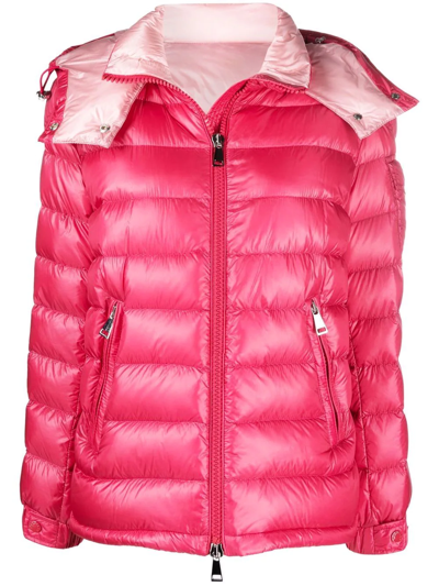 Shop Moncler Dalles Padded Jacket In Pink
