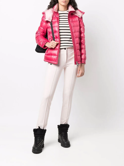 Moncler Dalles Water Resistant Down Puffer Jacket In Pink