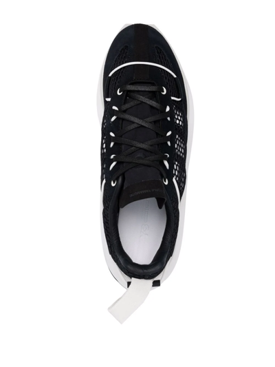 Shop Y-3 Shiku Run Low-top Sneakers In Black