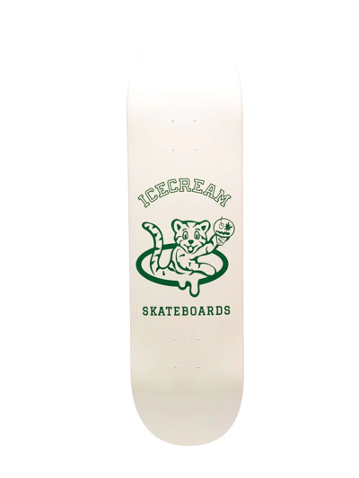Icecream Logo-print Skate Deck In Neutrals