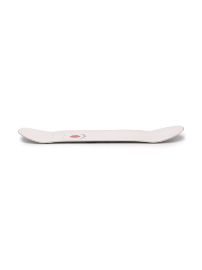 Icecream Logo-print Skate Deck In Neutrals