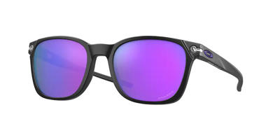Shop Oakley Objector Prizm Violet Square Mens Sunglasses Oo9018 901803 55 In Black / Violet