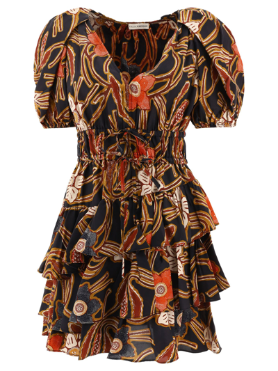 Shop Ulla Johnson "farah" Dress In Brown