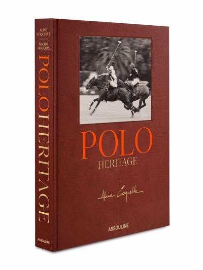 Shop Assouline Polo Heritage By Aline Coquelle Coffee Table Book In Braun