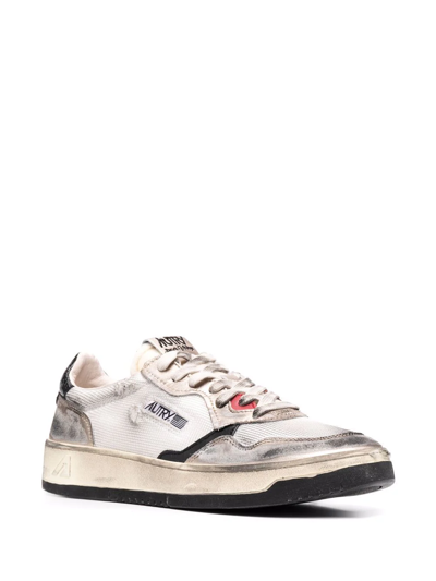 Autry Super Vintage Medalist Low-top Sneakers In Weiss