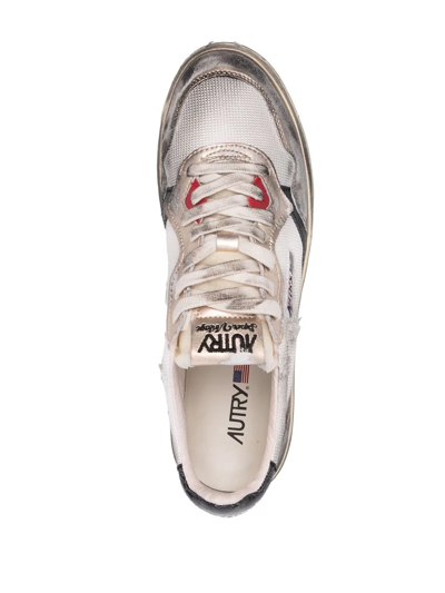 Autry Super Vintage Medalist Low-top Sneakers In Weiss
