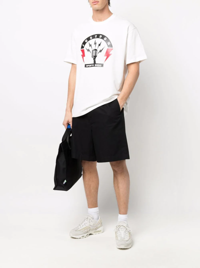 Just Don Logo-print Short-sleeve T-shirt White In Weiss