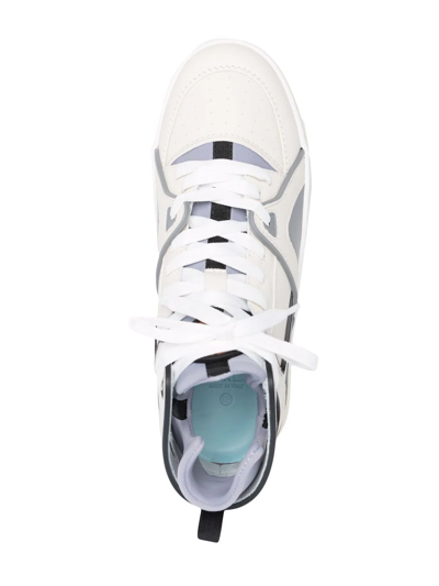 Just Don Unisex Courtside Basketball High-top Sneakers In Nude