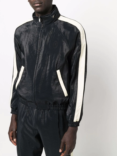 Saint Laurent Lightweight Zip-up Jacket In Schwarz