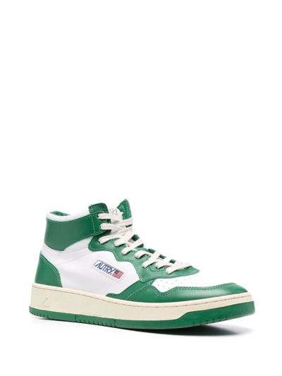 Shop Autry Medalist High-top Sneakers In White