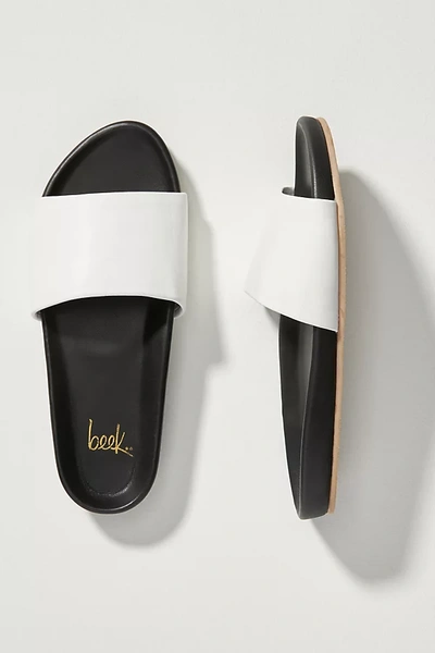 Shop Beek Gallito Slide Sandals In Black