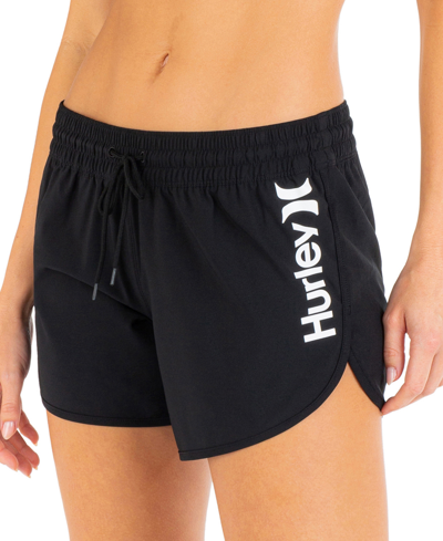 Shop Hurley Juniors' 5" One And Only Boardshorts In Black