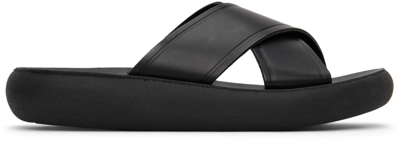 Shop Ancient Greek Sandals Black Thais Comfort Sandals