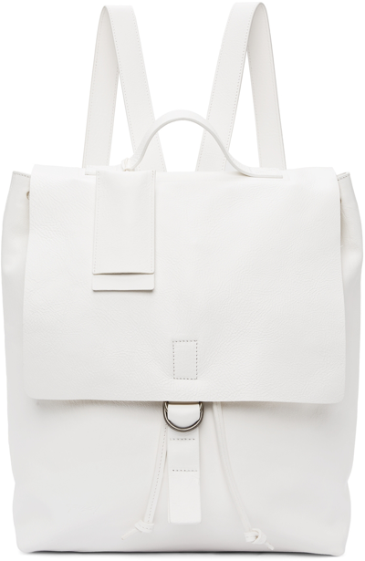 Shop Marsèll White Cartaino Backpack In Optical White