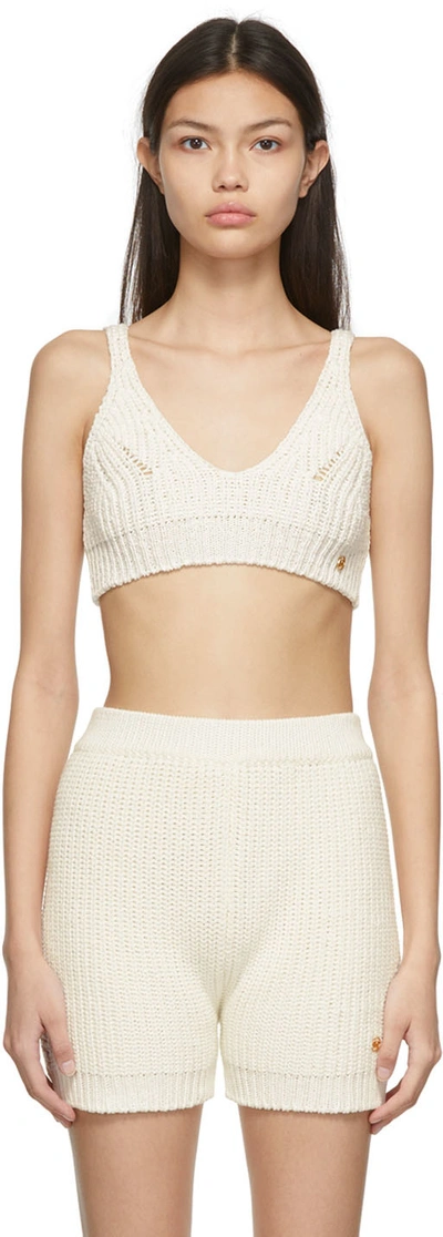 Recto Off-white Tape Yarn Beach Tank Top In Off White