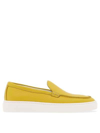Shop Doucal's Women's Yellow Other Materials Loafers