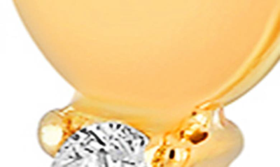 Shop Ef Collection Diamond Teardrop Fringe Earrings In Yellow Gold