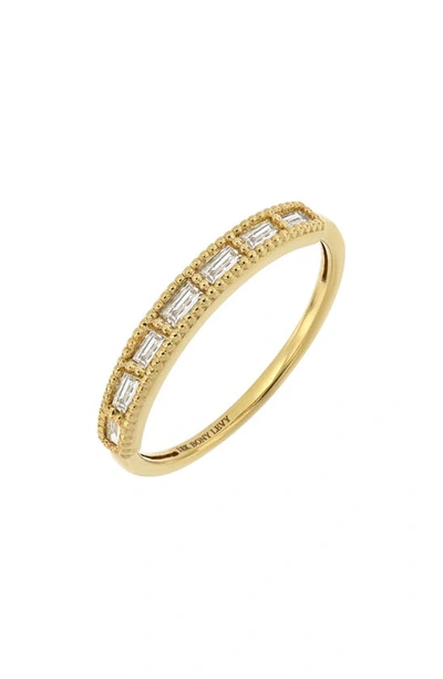Shop Bony Levy Mykonos Baguette Diamond Ring In 18k Yellow Gold