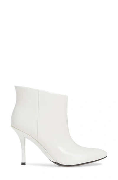 Shop Calvin Klein Mim Bootie In White Leather