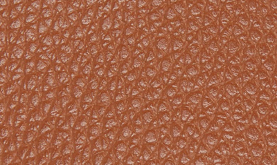 Longchamp Le Foulonné Leather Card Case In Caramel
