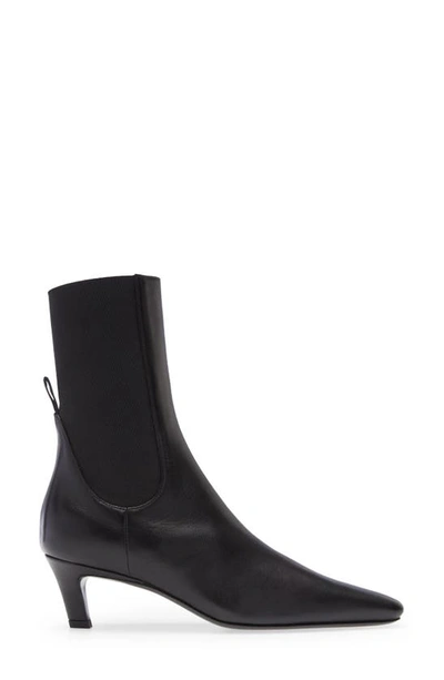 Totême Toteme Women The Mid Heel Boot Leather Boots In Black