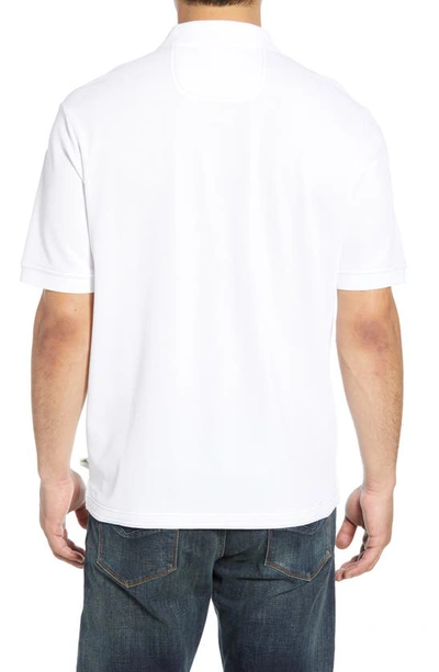 Tommy Bahama Emfielder 2.0 Classic Fit Polo Shirt In Bright White