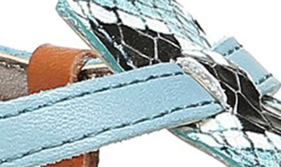 Shop Sam Edelman Gigi Sandal In Blue Sage Leather