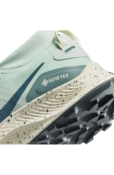 Shop Nike Pegasus Trail 3 Gore-tex® Waterproof Sneaker In Seafoam/ Armory Navy/ Hasta