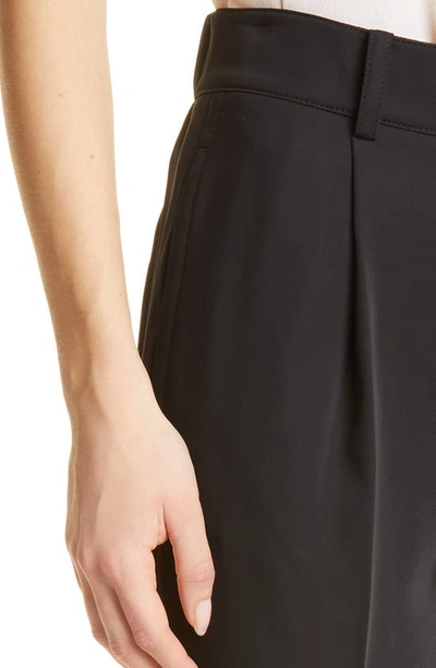 Shop Vince Tapered Pull-on Pants In Black