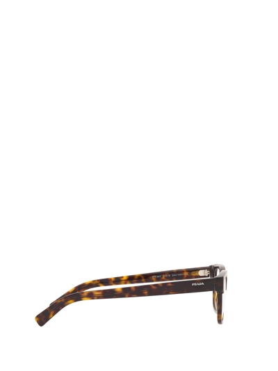 Shop Prada Eyewear Pr 04yv Tortoise Glasses