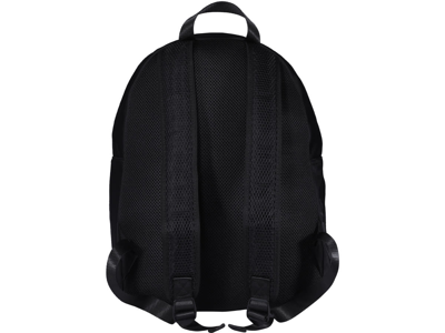 Shop Versace Jeans Couture Logo Backpack In Black