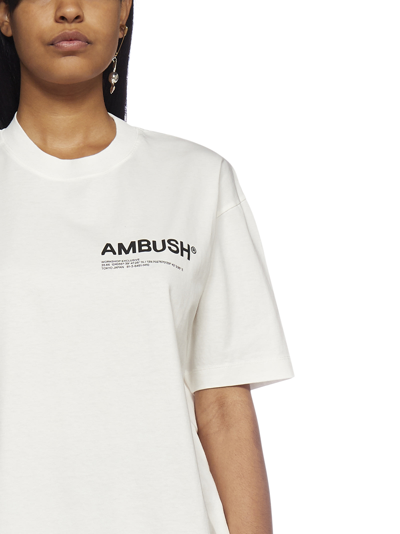 Shop Ambush T-shirt In Tofu Black
