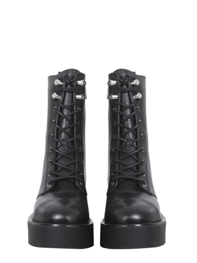 Shop Michael Michael Kors Bryce Combat Boots In Nero