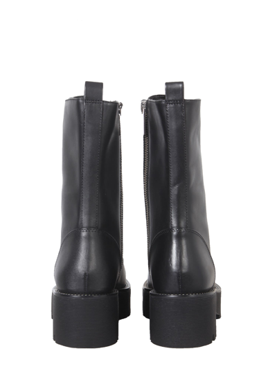 Michael Michael Kors Bryce Platform Combat Boot In Nero