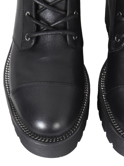Michael Michael Kors Bryce Platform Combat Boot In Nero