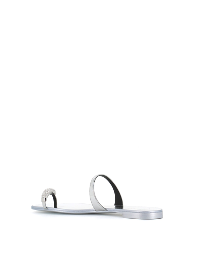 Shop Giuseppe Zanotti Sandal Ring In Silver