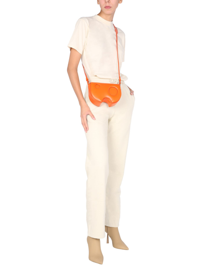 Off-white Women's Jogging Pants With Elastic Waist And Drawstring In Bianco