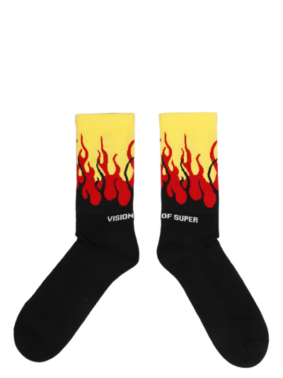 Shop Vision Of Super Flame Socks