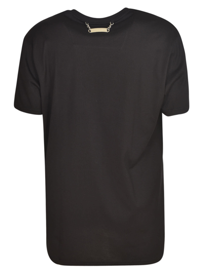 Shop Philipp Plein Skull Round Neck Ss T-shirt In Black
