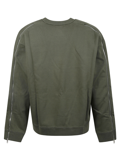 Shop Ambush Sleeve Logo Sweatshirt In Thyme Black