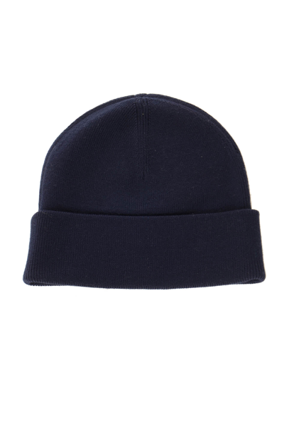 Shop Fred Perry Merino Wool Beanie In Navy