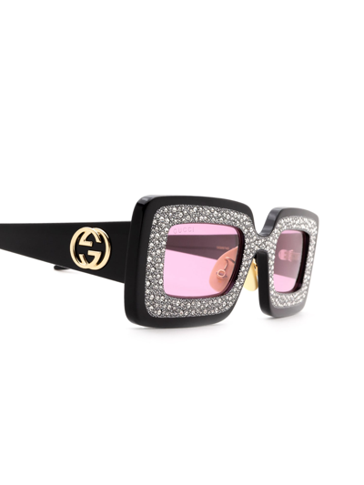 Shop Gucci 192h44f0a In Black Black Pink