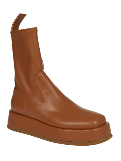 Shop Gia Borghini Brown Ankle Boots Rosie 11