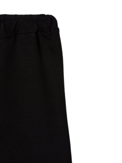 Shop Balmain Black Cotton Track Pants In Nero