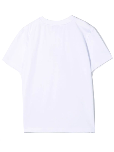 Shop Givenchy White Cotton T-shirt In Bianco
